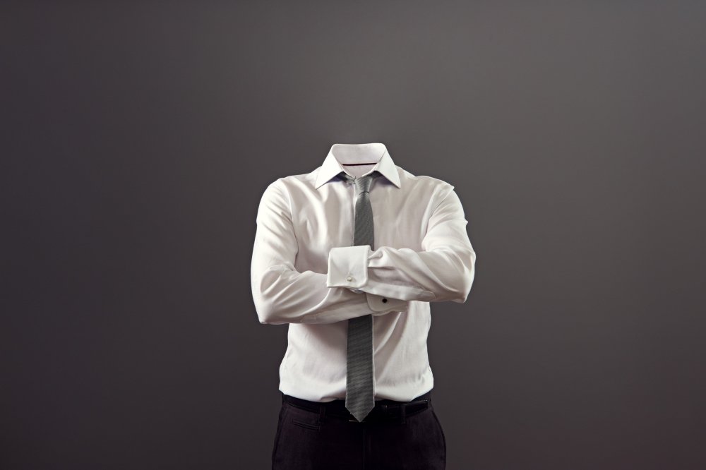 Белая мужская рубашка слим фит