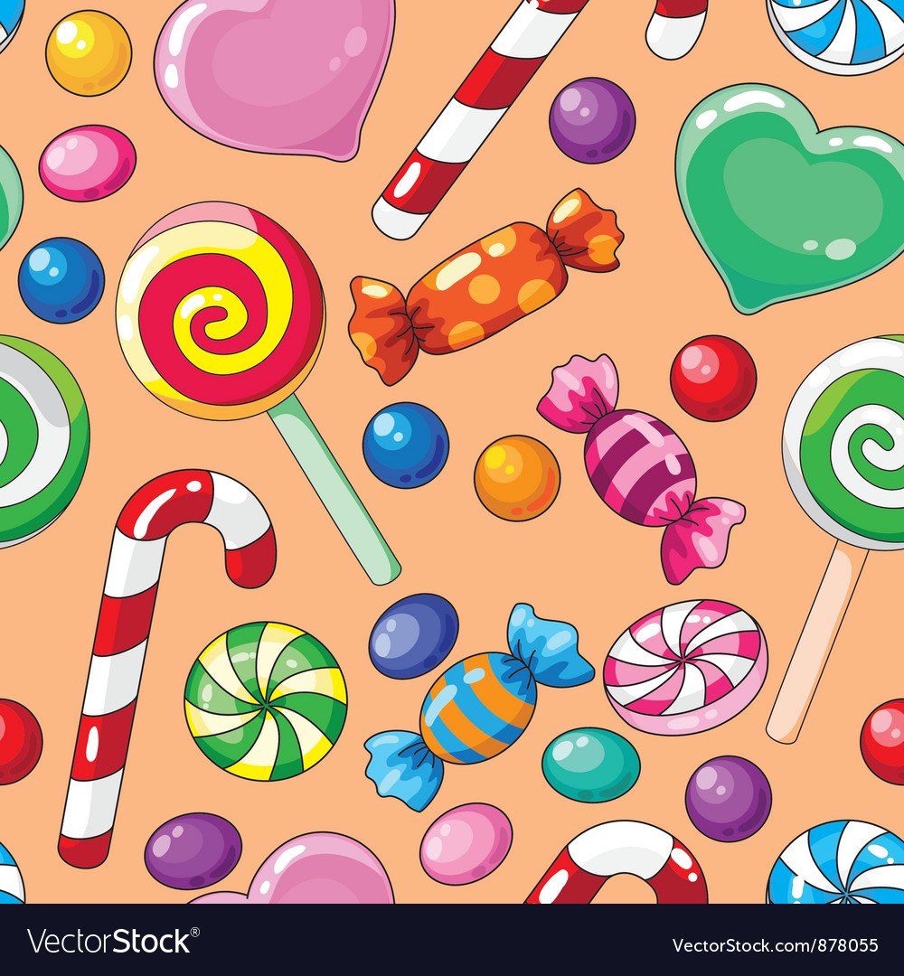 Разные мультяшные конфетки