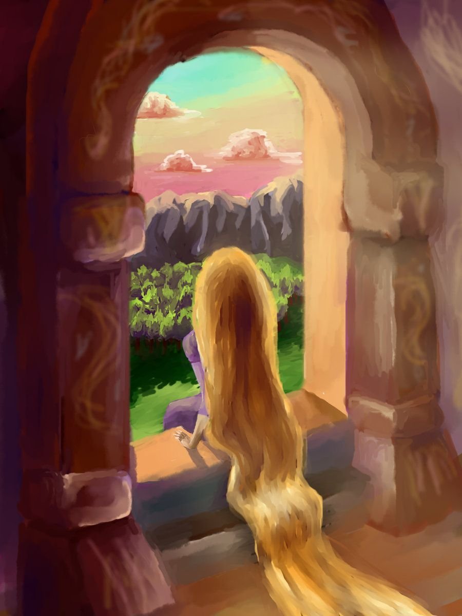 Башня Рапунцель изнутри