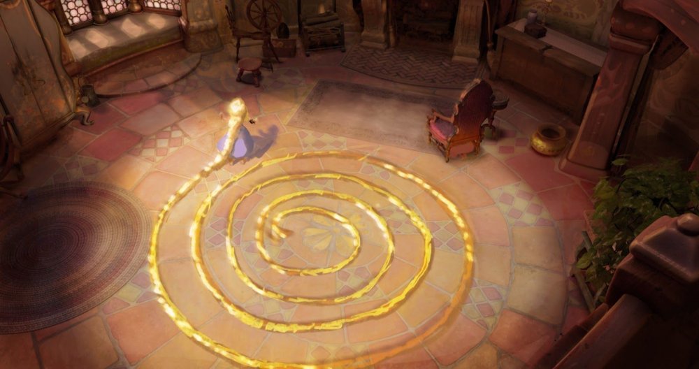 Рапунцель башня фон