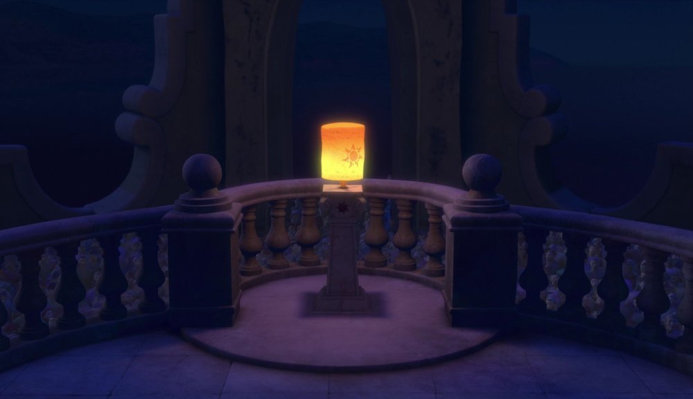 Комната Рапунцель в мультике