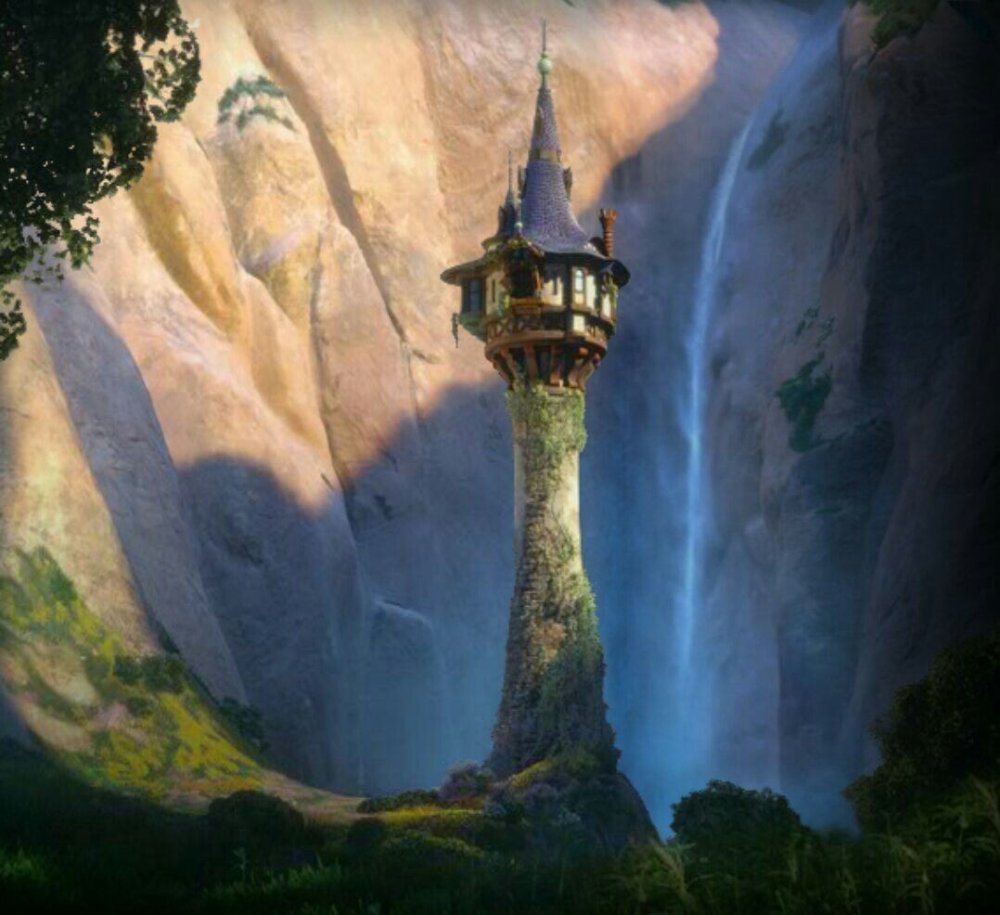 Башня Рапунцель внутри