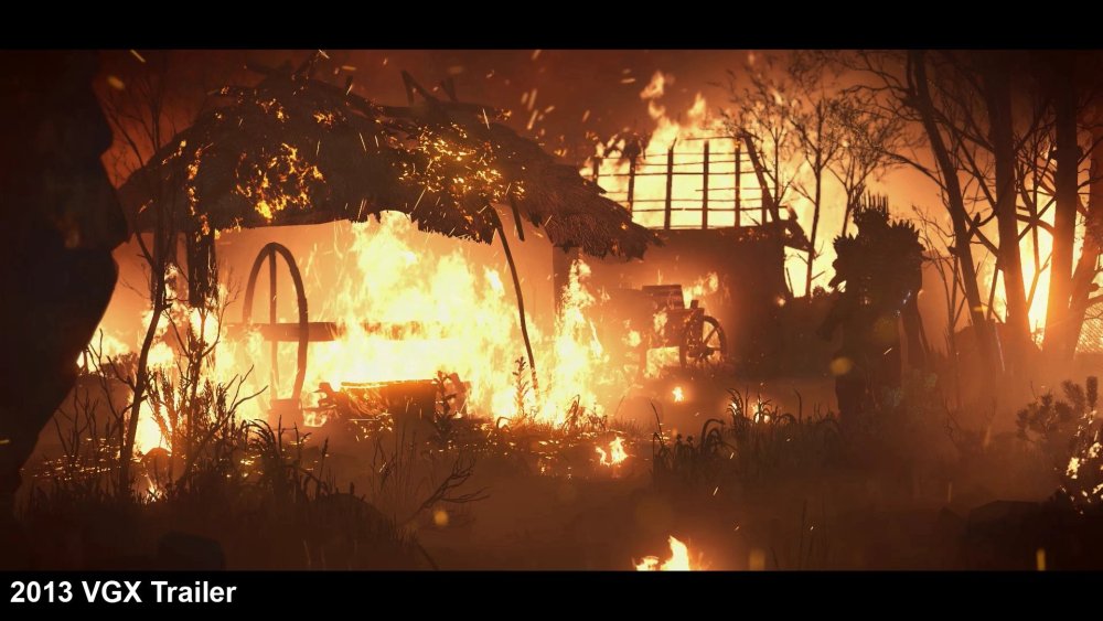 Сожженная деревня Ведьмак 3