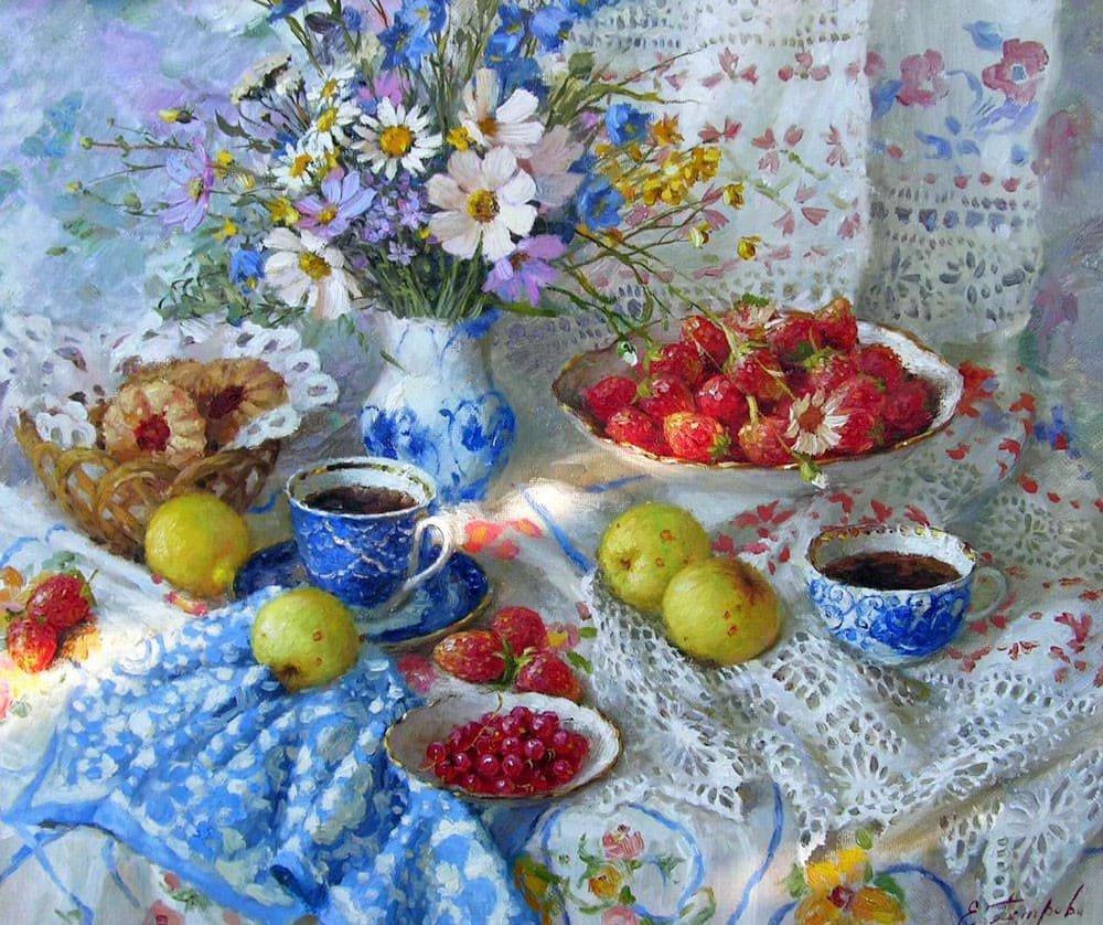 Натюрморт художник Елена Александровна Петрова