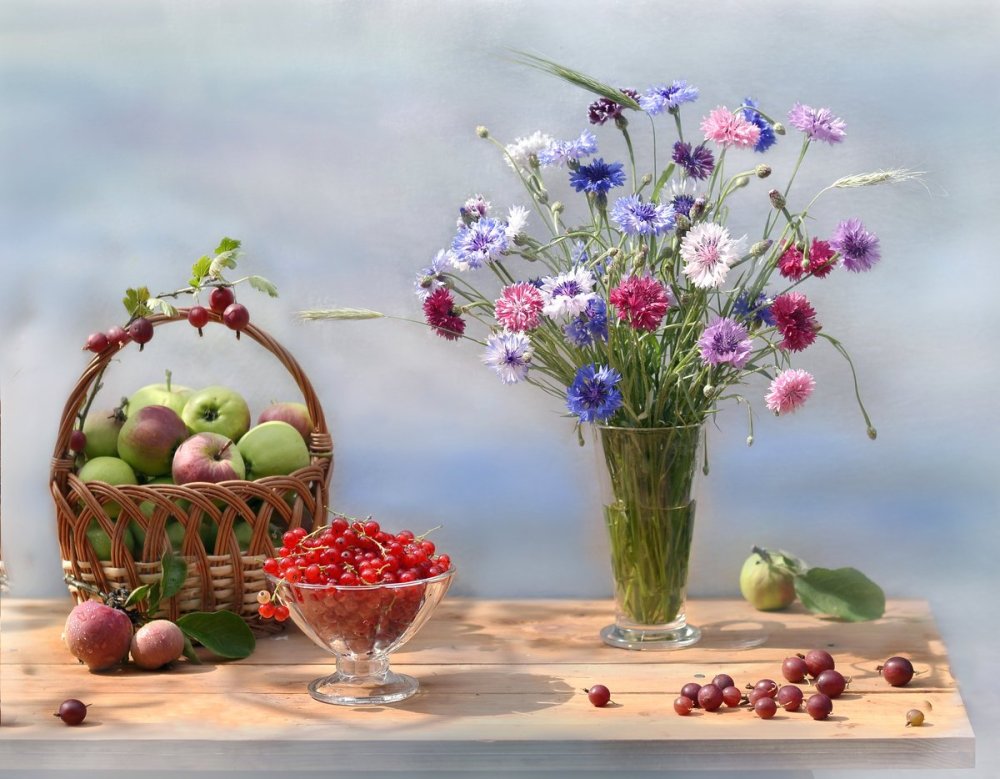 Красивые летние натюрморты