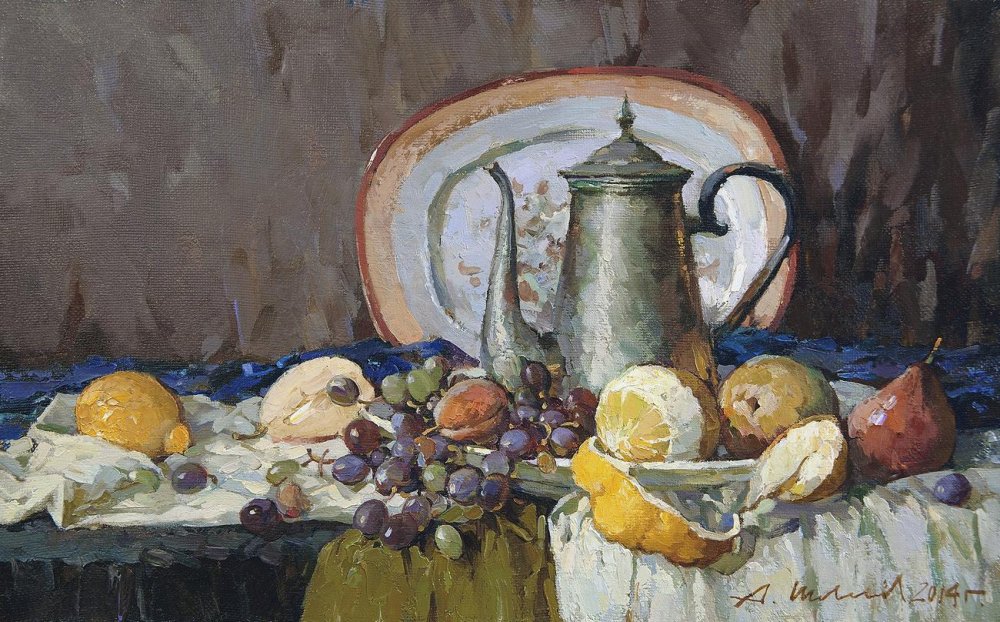 Натюрморт художник Александр Шевелев Викторович,(1964 г.р)