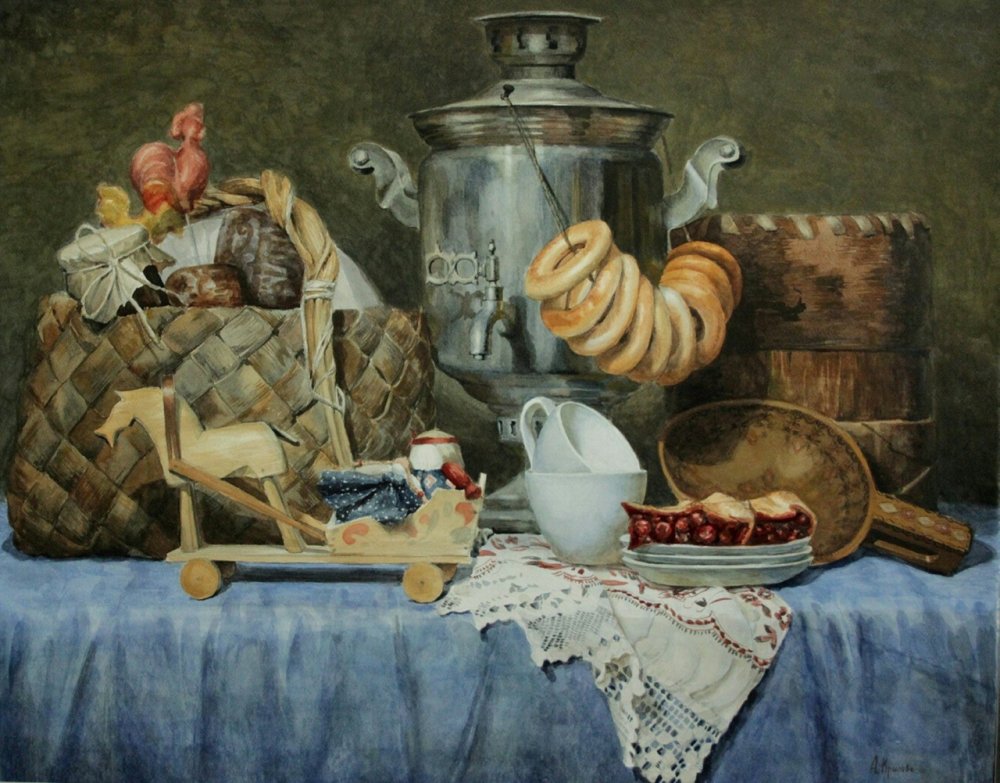 В.В. Лебедева «натюрморт с палитрой».