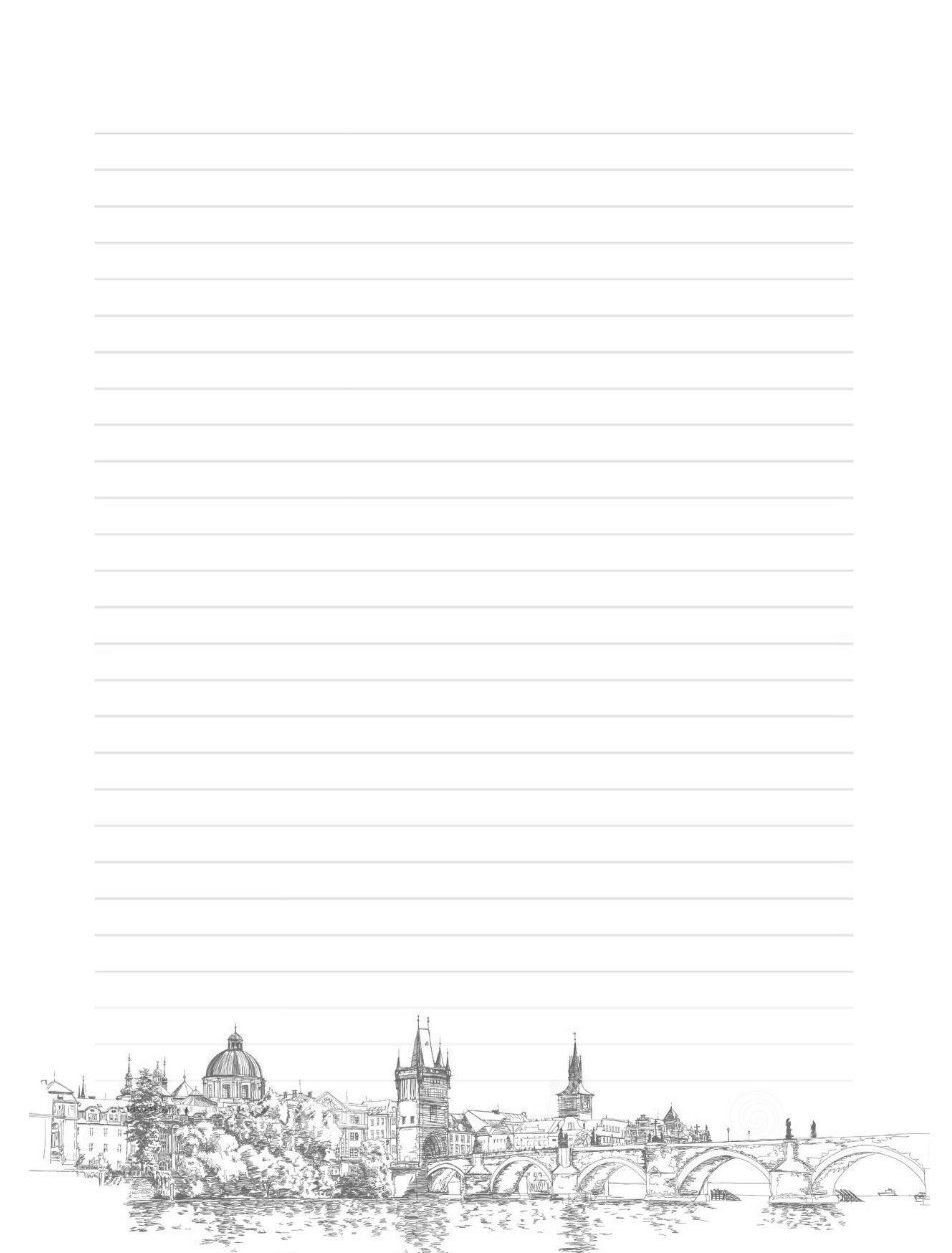 Разлинованные листы для блокнота