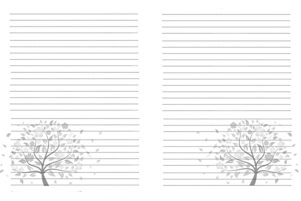 Лист в широкую линию