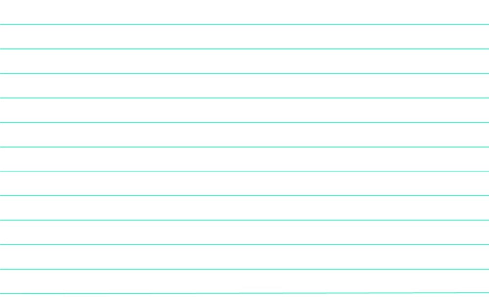 Тетрадный лист в широкую линейку