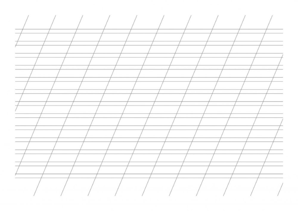 Расчерчение листа а4