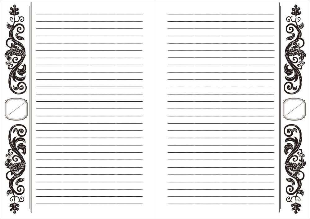 Разлинованный листок а4