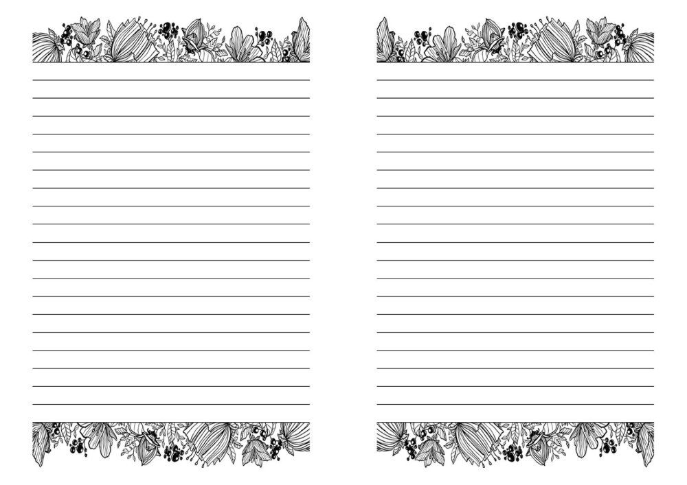 Лист а4 пролинеенный