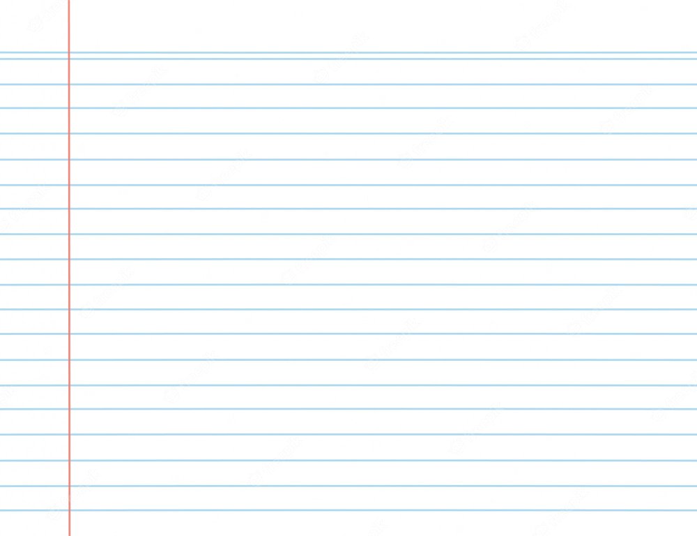 Линованные листы для блокнота