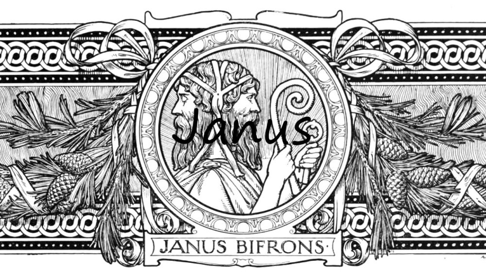 Двуликий Бог Янус арт