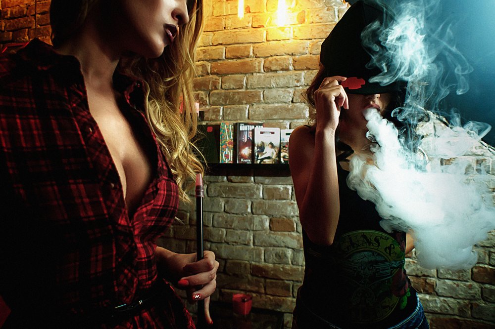 Человек в дыму