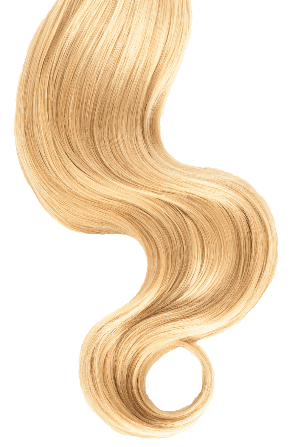 Локоны волос на прозрачном фоне