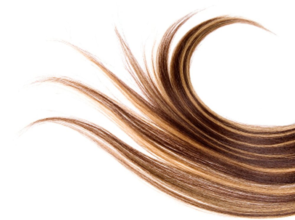 Локоны волос на прозрачном фоне