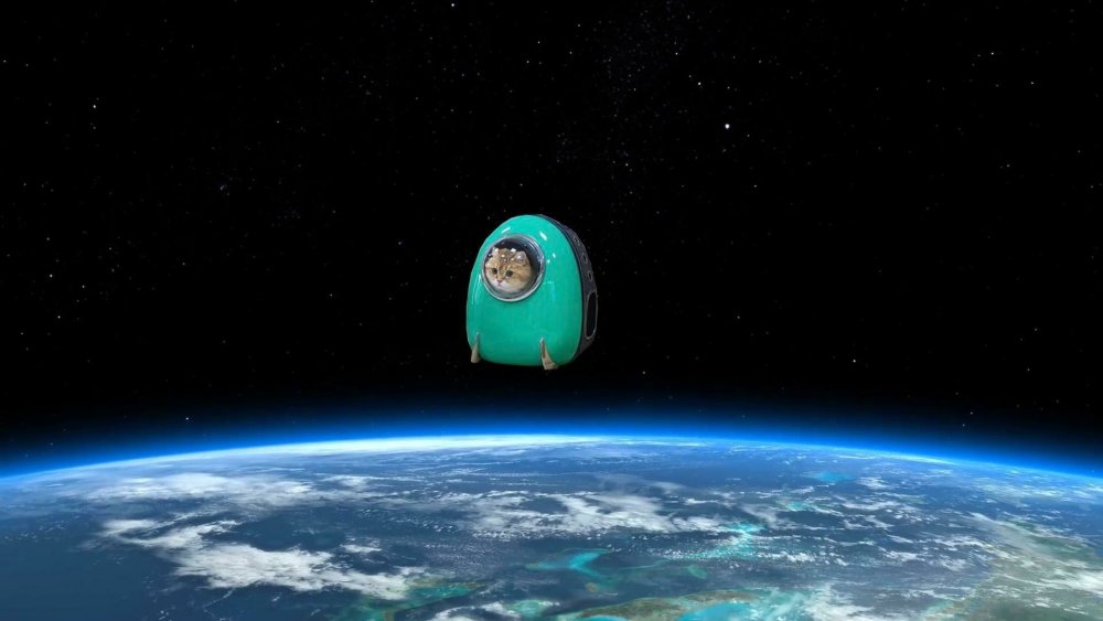 Поезд в космосе арт