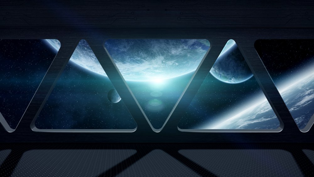 Иллюминатор космического корабля будущего