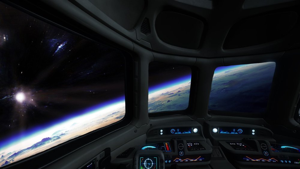 Человек в иллюминаторе