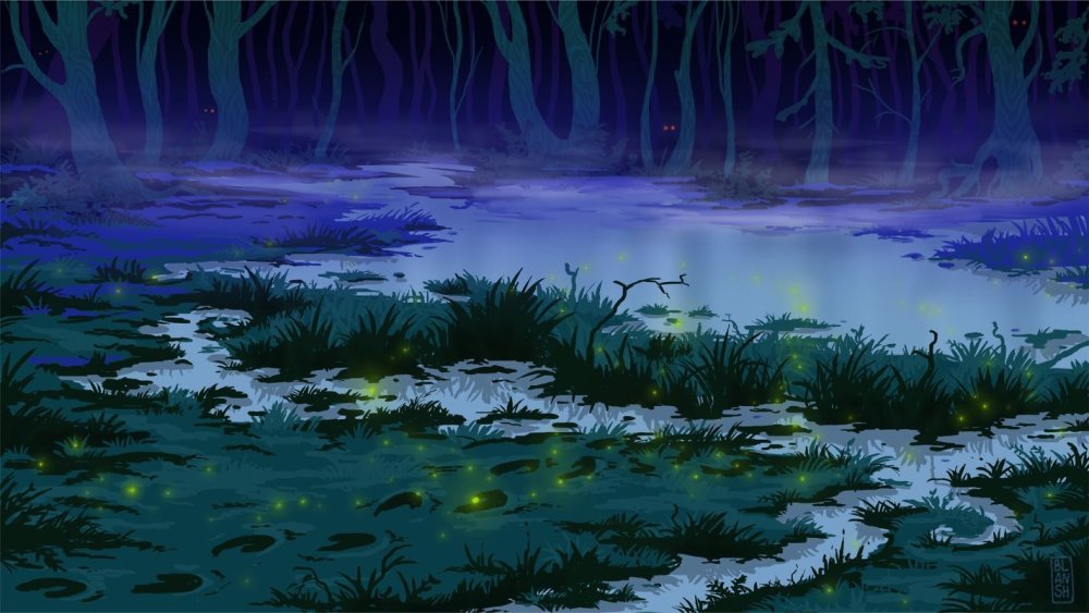 Болотные блуждающие огни фосфин