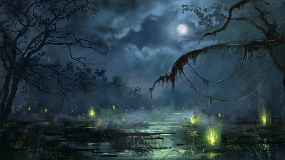 Болото абстракция