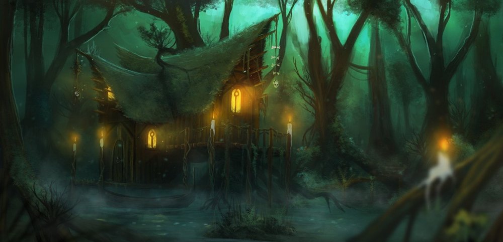 Болотные огоньки арт