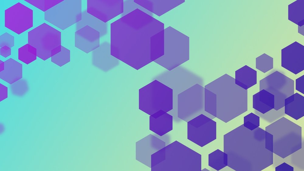 Разноцветные шестигранники