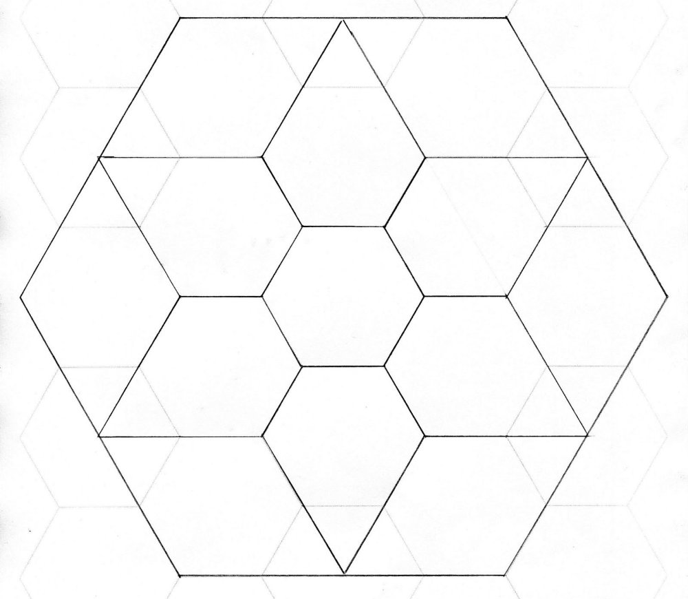 Геомнтрическаярамка Золотая