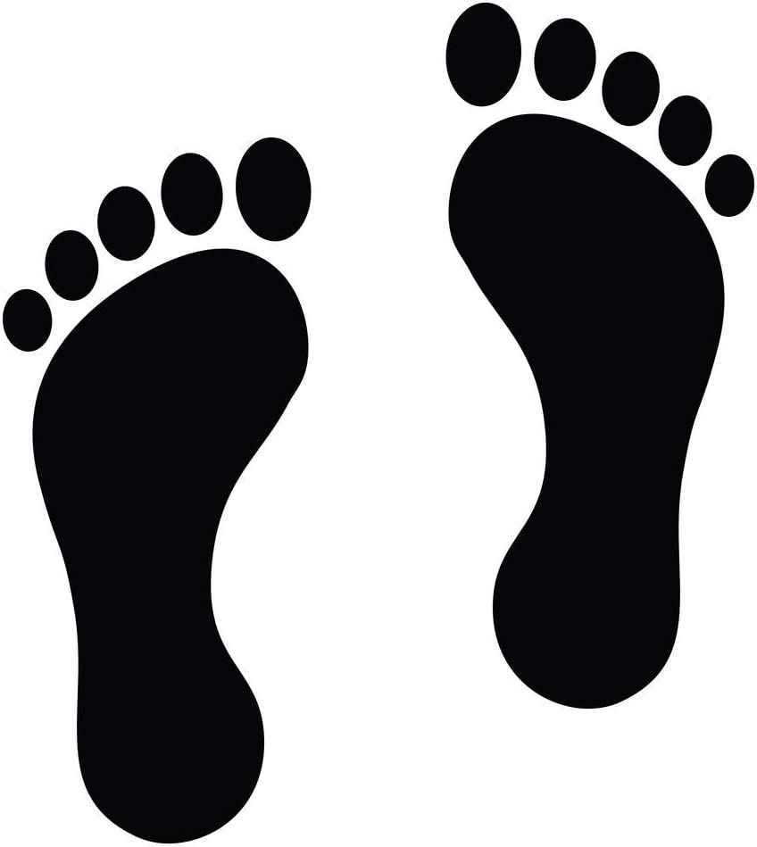 Отпечаток стопа левая