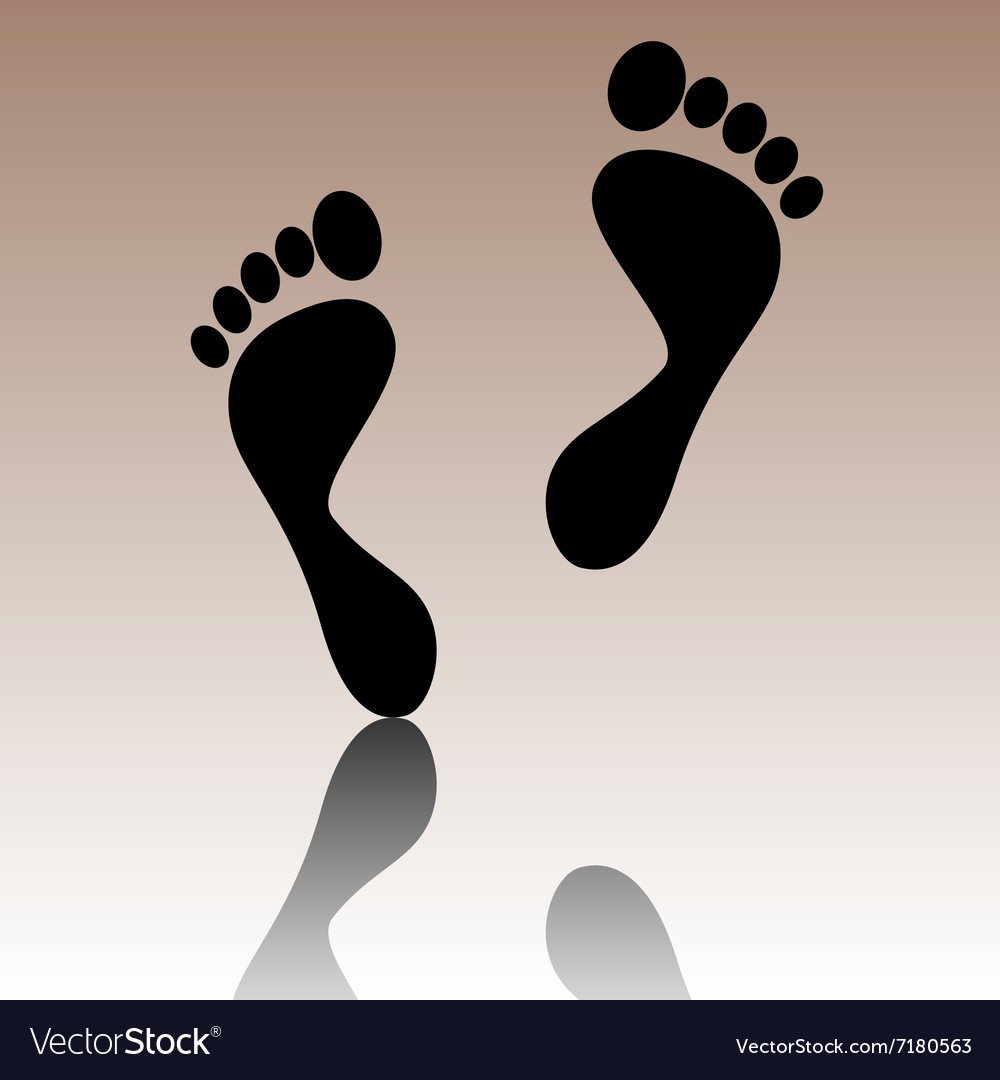 Иконка отпечаток ступни