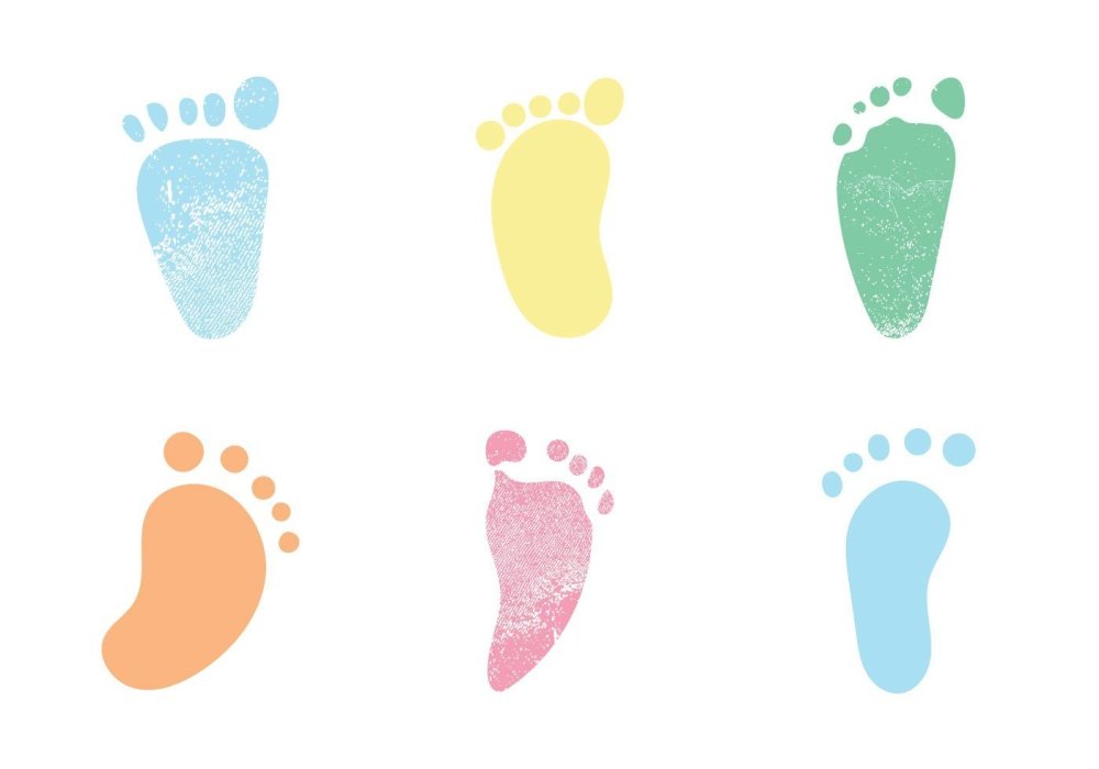 Отпечаток детской ноги