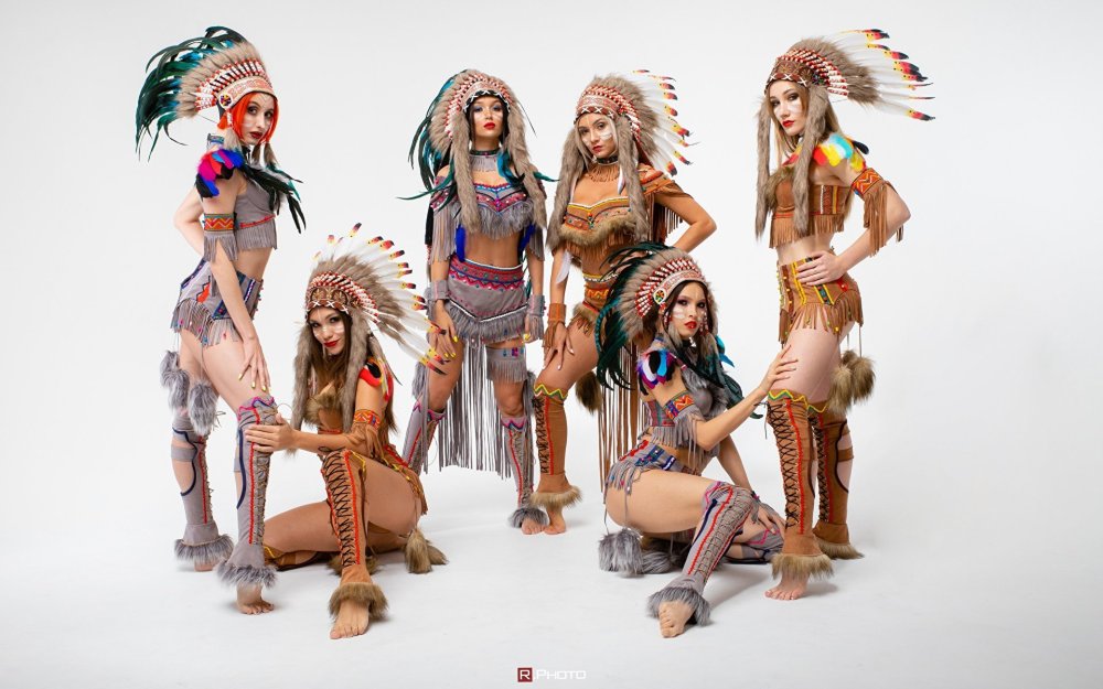 Индейский фон для презентации