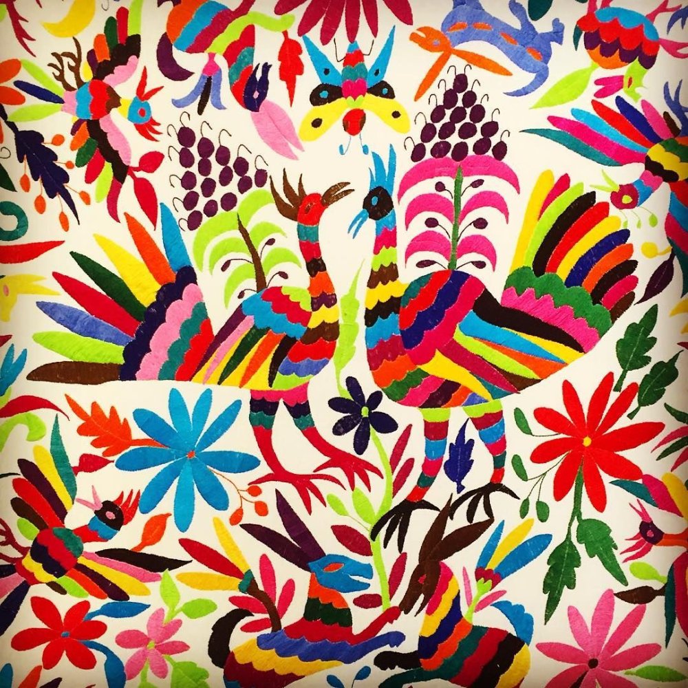 Ткань с принтом стиль мексиканцев