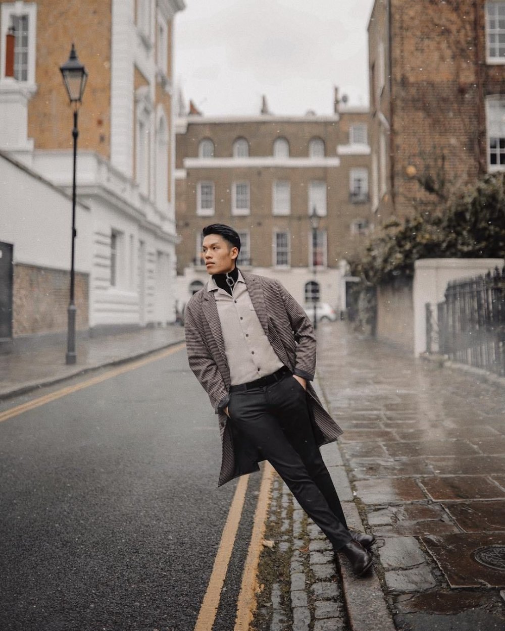 Мужская фотосессия на улице