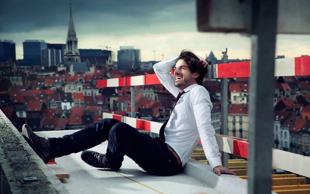 Парень в городе