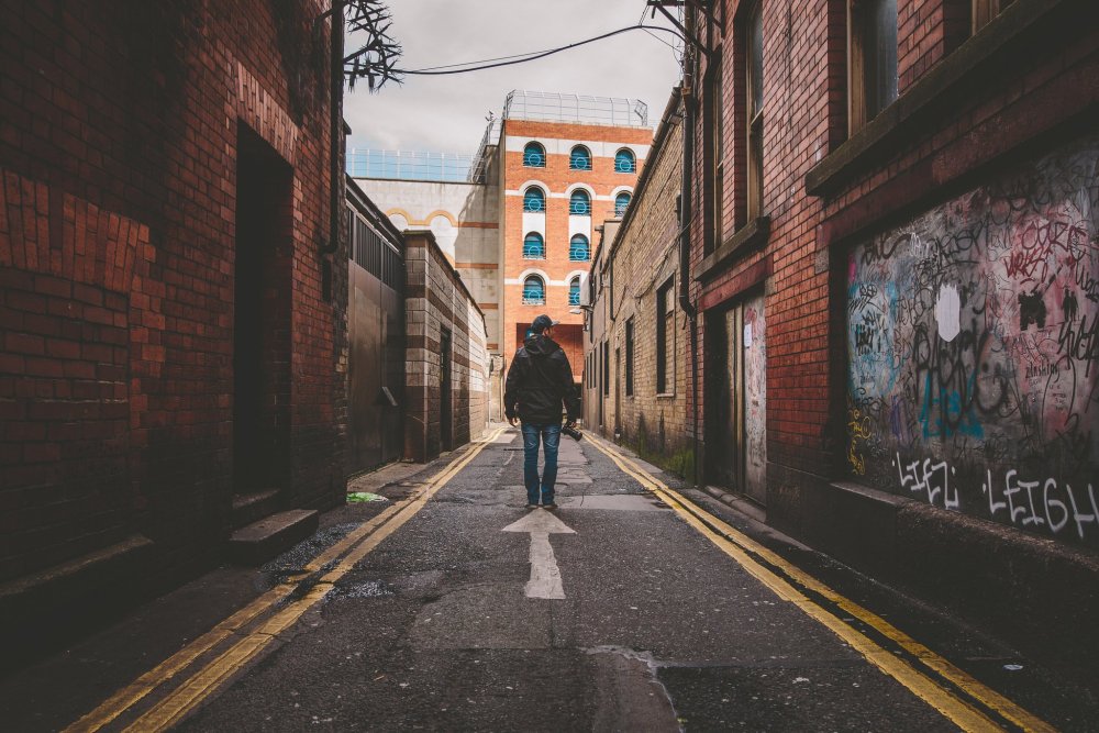 Мужская фотосессия на улице