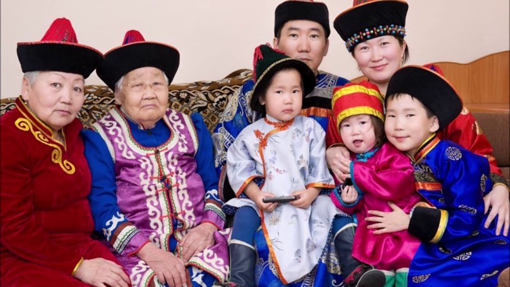 Буряты семья