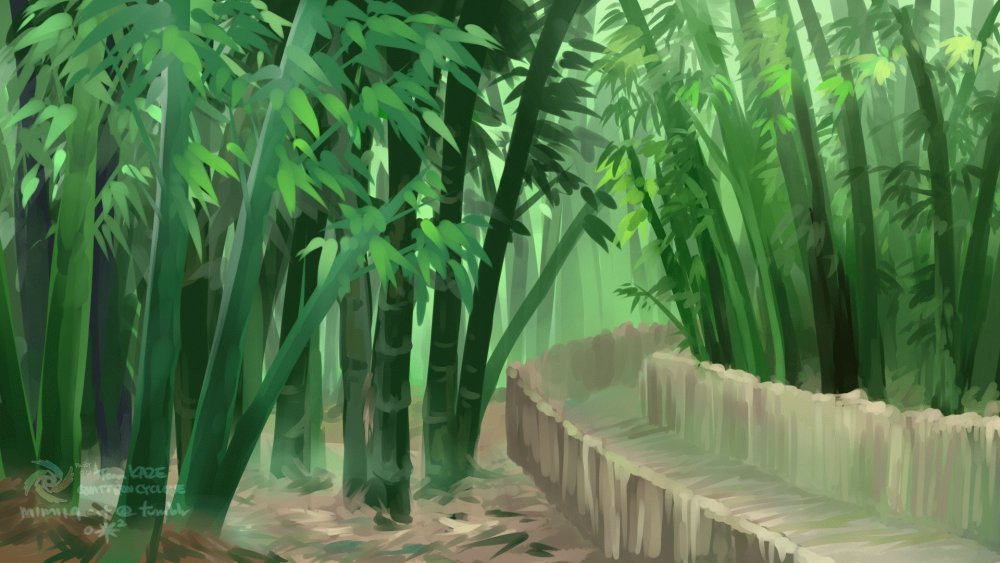 Аниме лес