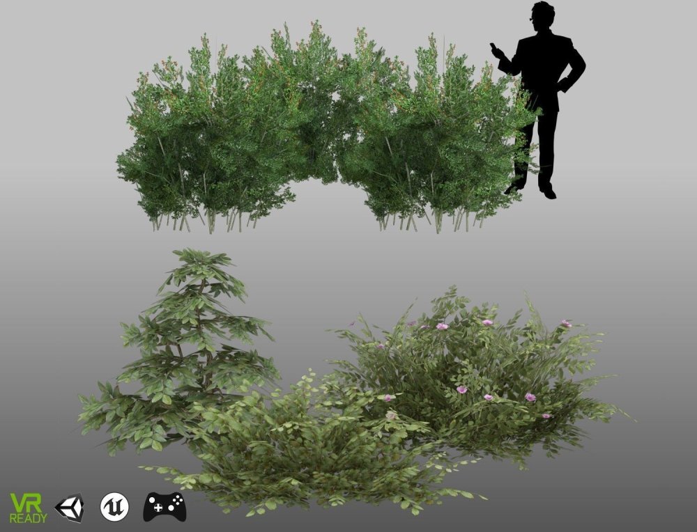 Игровые кусты