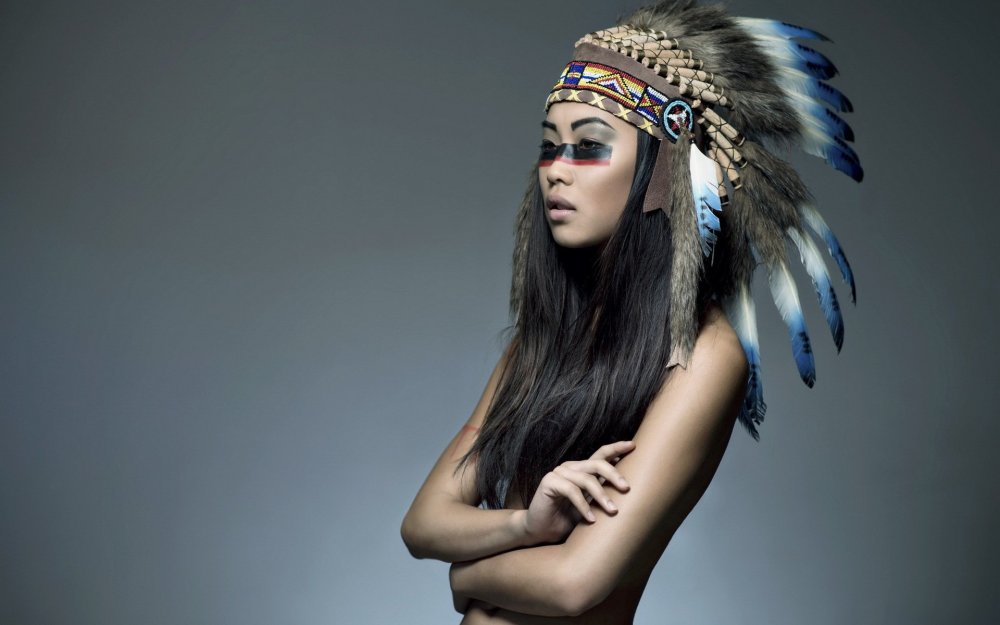 Индейцы с голубыми глазами