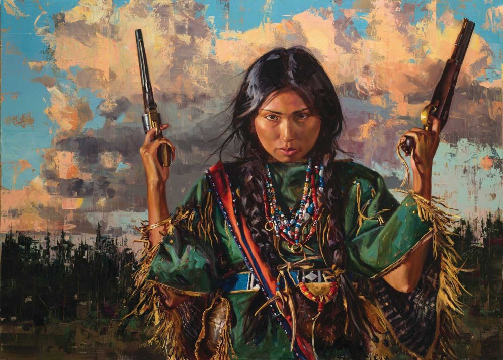 Риган бёрден современная канадская девушка-индеец