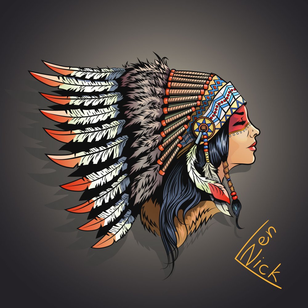 Красивые девушки индейцы фэнтези