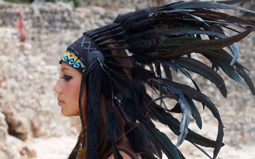 Головной убор индейца