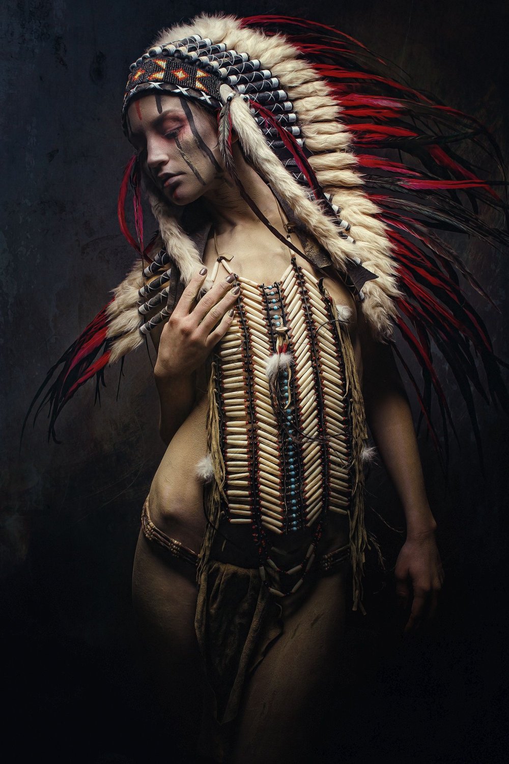 Michael Schreck Art индейцы