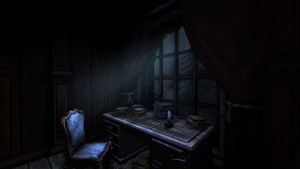 Темная мрачная комната