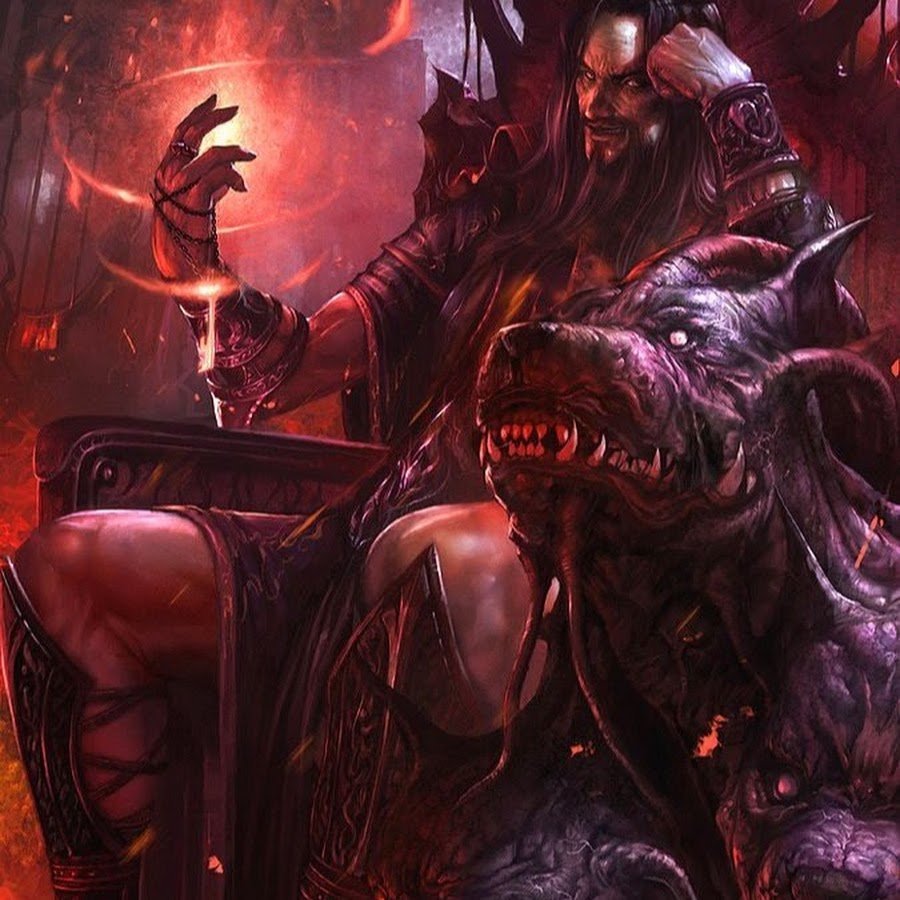 Персефона и аид боги арт