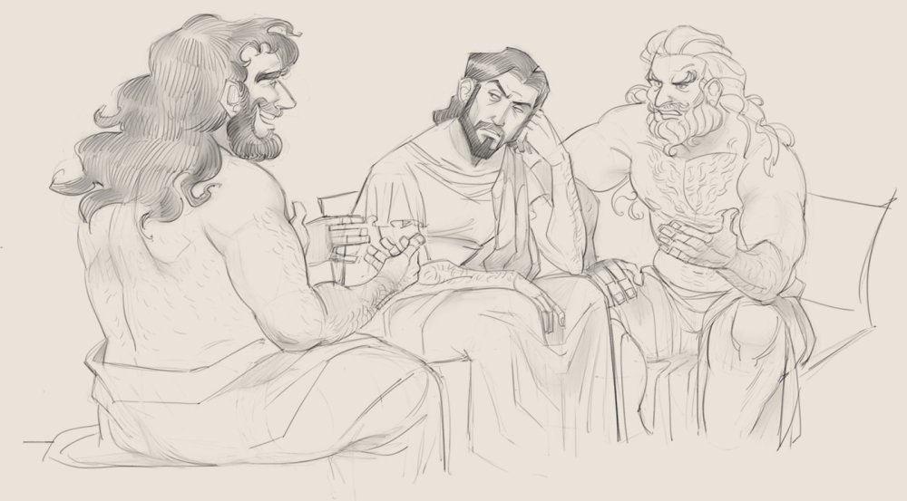 Аид с двузубцем