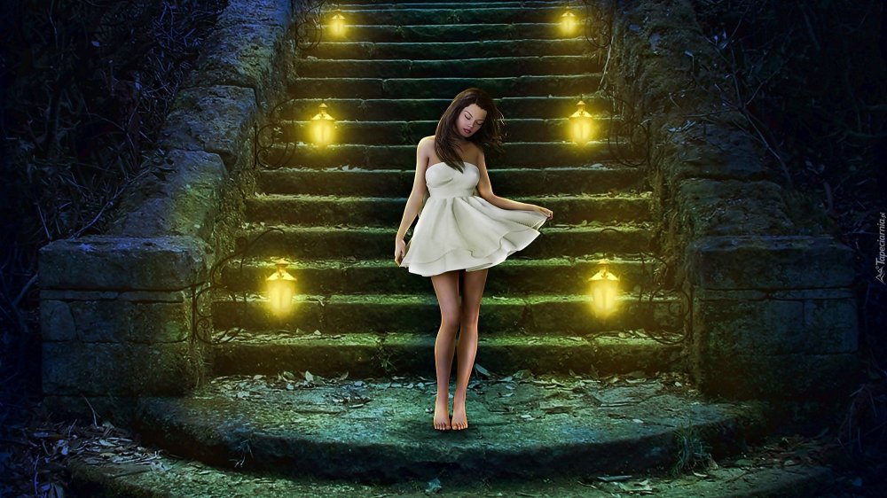 Человек на лестнице в небо